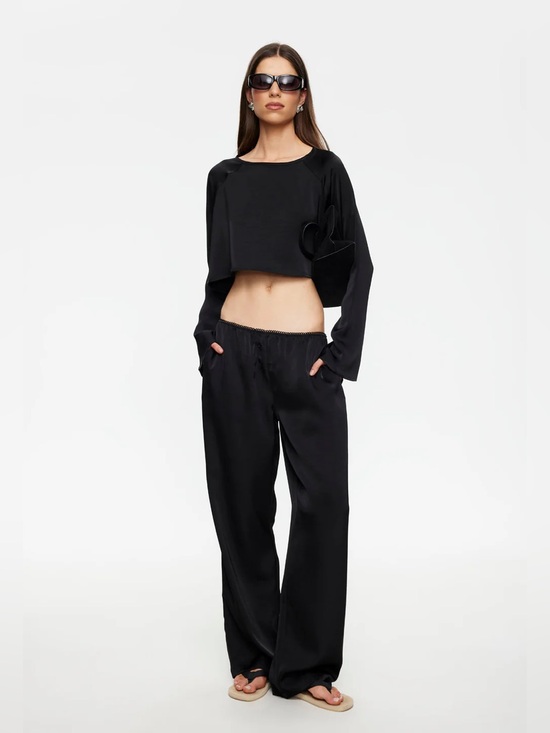 Lioness Pants - Lioness In Bloom Pant | noir A4